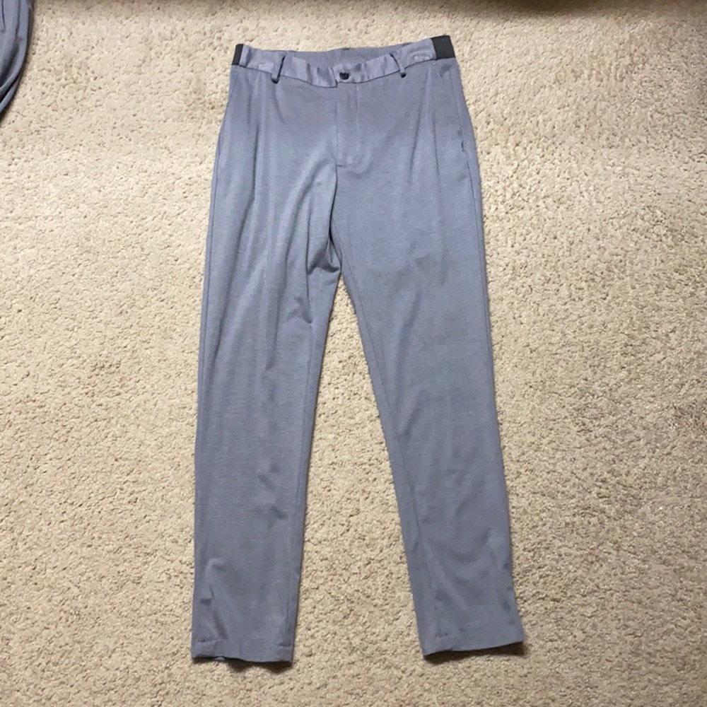Stretchy Gray Dress Pants